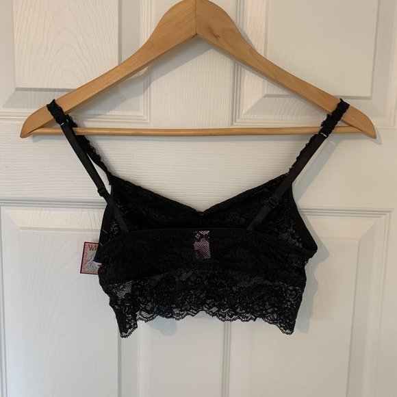 White Saki Lace Bralette size Medium - Picture 6 of 7